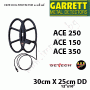 Search coil SEF DD 30cm.x25cm. DD for GARRETT ACE 150-250-350