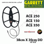 Search coil SEF DD 38cm.x30cm. DD for GARRETT ACE 150-250-350