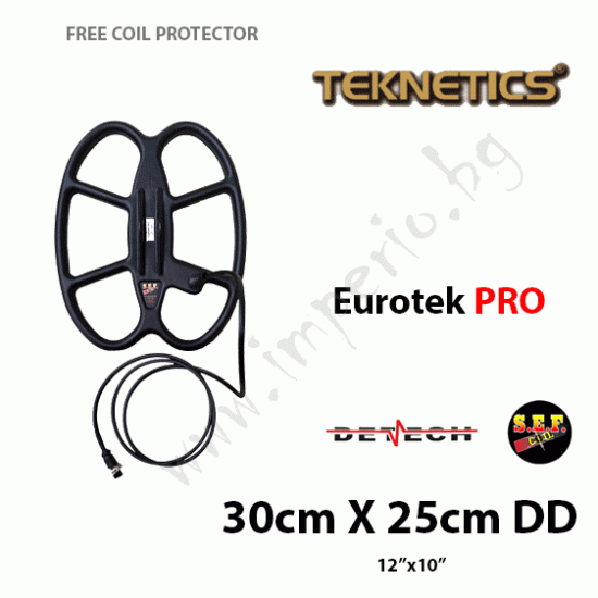 Търсеща сонда SEF за Teknetics Eurotek PRO - 30x25cm.DD - Щракнете върху Изображение, за да затворите