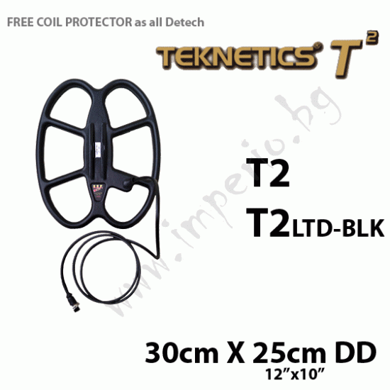 Търсеща сонда за Teknetics T2/T2Ltd - 30x25cm.DD - Щракнете върху Изображение, за да затворите