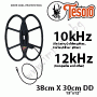 Search coil for Tesoro 10Khz-12Khz 38x30cm.DD