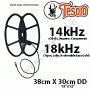 Search coil for Tesoro 14Khz-18Khz 38x30cm.DD