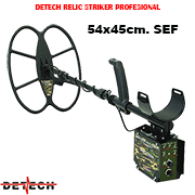 Metal detector Detech EDS RELIC STRIKER 4.8 Khz coil 54x45cm. SE