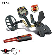 Metal detector Fisher F75+ software DST with Pinpointer