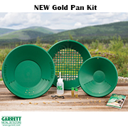 NEW Garrett Gold Pan kit