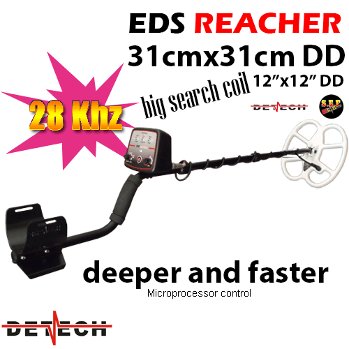Металотърсач Detech EDS REACHER 28 Khz -голяма 31см. сонда - Щракнете върху Изображение, за да затворите