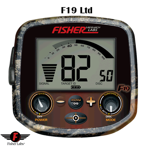 Металотърсач Fisher F19ltd MEGA+ 19Khz - 2 сонди - Щракнете върху Изображение, за да затворите