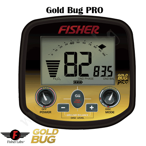 Fisher Gold Bug PRO - Щракнете върху Изображение, за да затворите