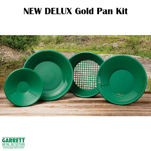 НОВ Комплект за самородно злато Garrett Delux Gold Pan Kit - Щракнете върху Изображение, за да затворите