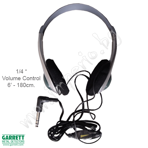 Garrett Headphones 1/4 volume control