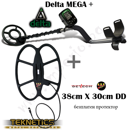 Металотърсач Teknetics DELTA 4000 MEGA + - 2 търсещи сонди - Щракнете върху Изображение, за да затворите
