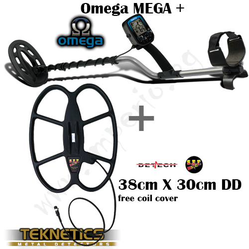 Металотърсач Teknetics Omega 8000 MEGA + - 2 търсещи сонди - Щракнете върху Изображение, за да затворите