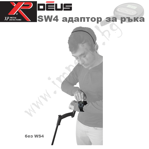 Адаптор за ръка за безжични слушалки XP DEUS - WS4 - Щракнете върху Изображение, за да затворите