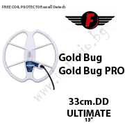 Search coil for Fisher Gold Bug,Gold Bug PRO 33cm.DD