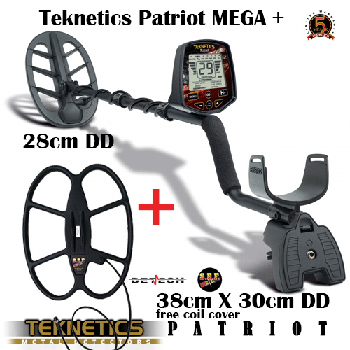 Металдетектор Teknetics Patriot Mega + с 2 сонди - Щракнете върху Изображение, за да затворите