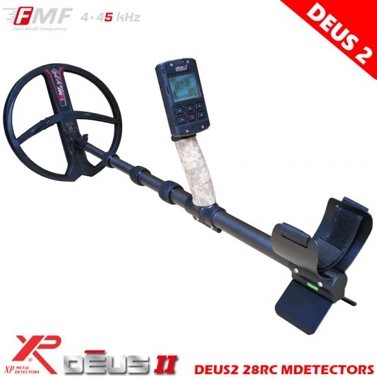 XP Deus 2-28cm. дистанционно и MDETECTORS стик