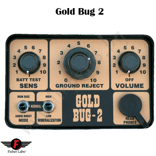 Металотърсач Fisher Gold Bug 2 - 71Khz - подаръци - Щракнете върху Изображение, за да затворите