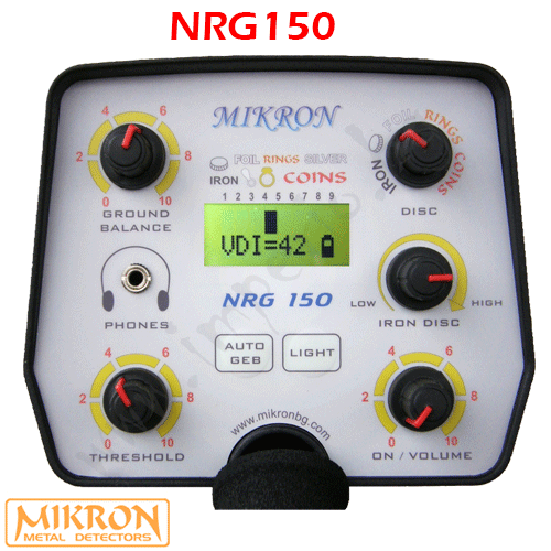 Металдетектор NRG 150 - Щракнете върху Изображение, за да затворите